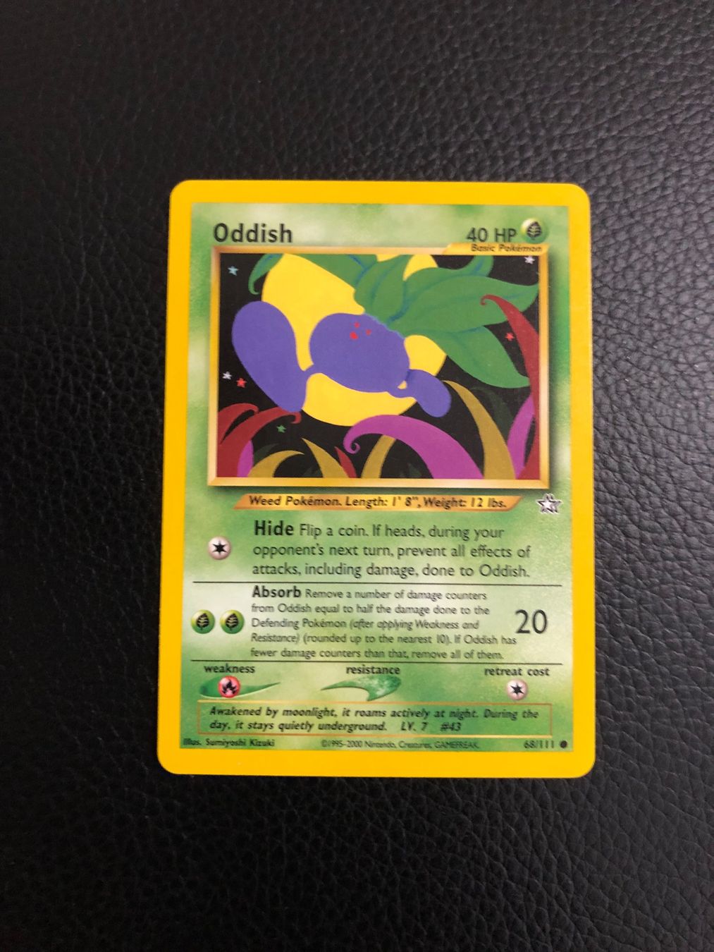 Pokémon Carte collezionabili: Neo Genesis Oddish 68/111 Ab 1 – Usato da Paradiso venduto da Pkmn10