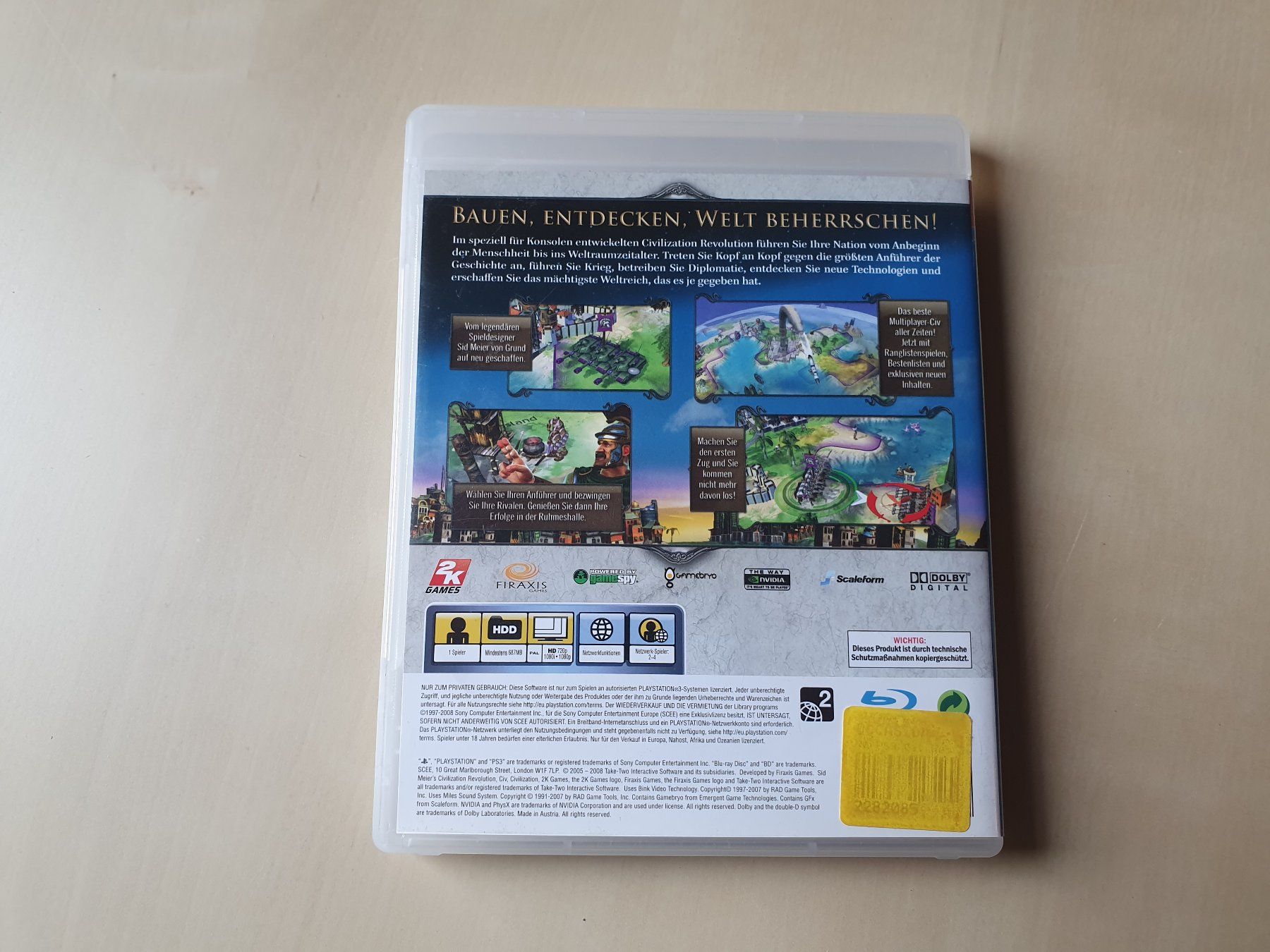 Sony Giochi: Civilization Revolution – Usato da Stansstad venduto da collectorsshop 1