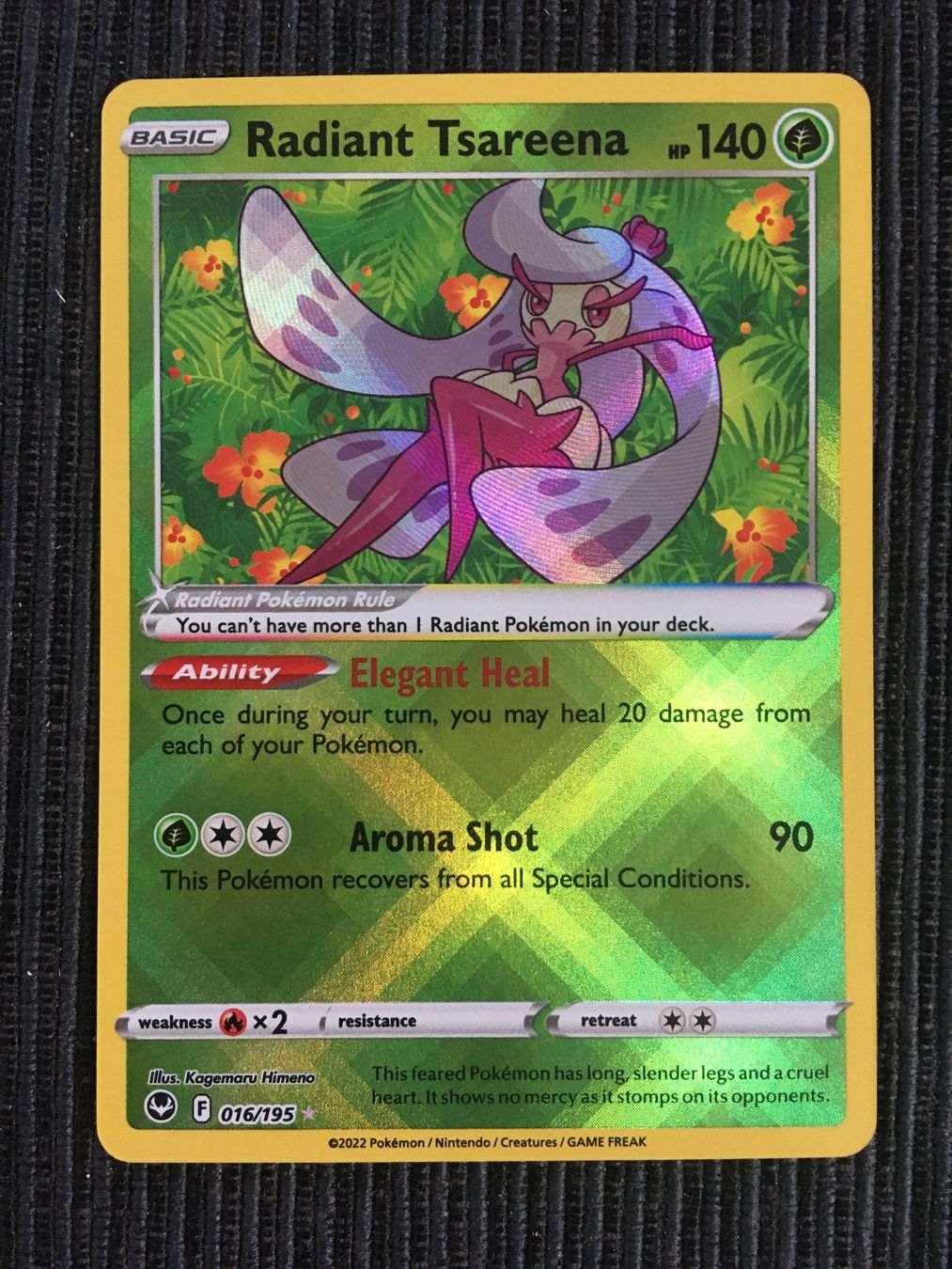 Pokémon Carte collezionabili: Pokemon Radiant Tsareena Silver Tempest Englisch – Nuovo (secondo la descrizione) da Wabern venduto da Collectfun