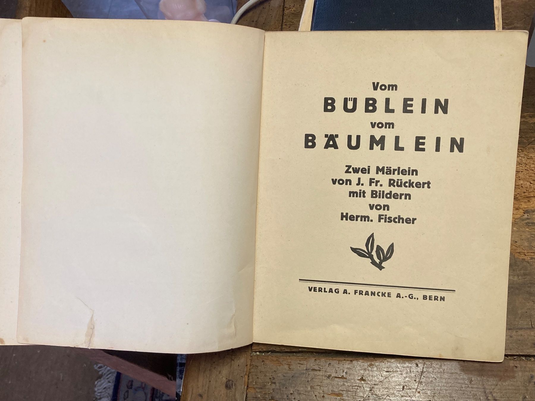 Libri: Vom Büblein vom Bäumlein antikes Kinderbuch um 1925 – Usato da Bern venduto da Jwpm66 1