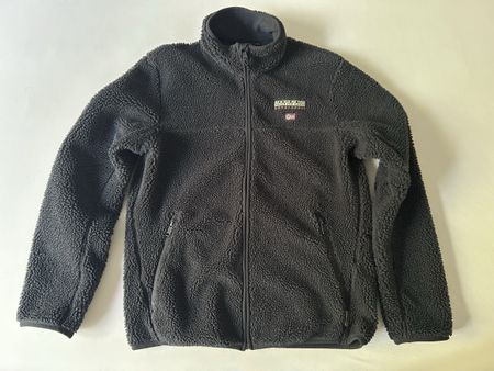 Napapijri Fleecejacke Schwarz Grösse M 