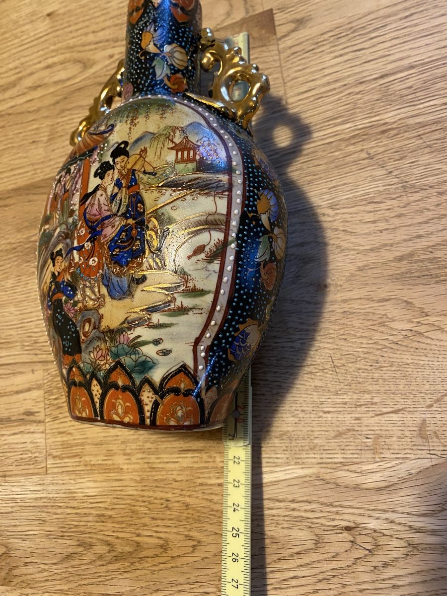 Vasen & Gefässe: Asiatische Vase Satsuma Style – Gebraucht aus Flawil von Naphtali 6