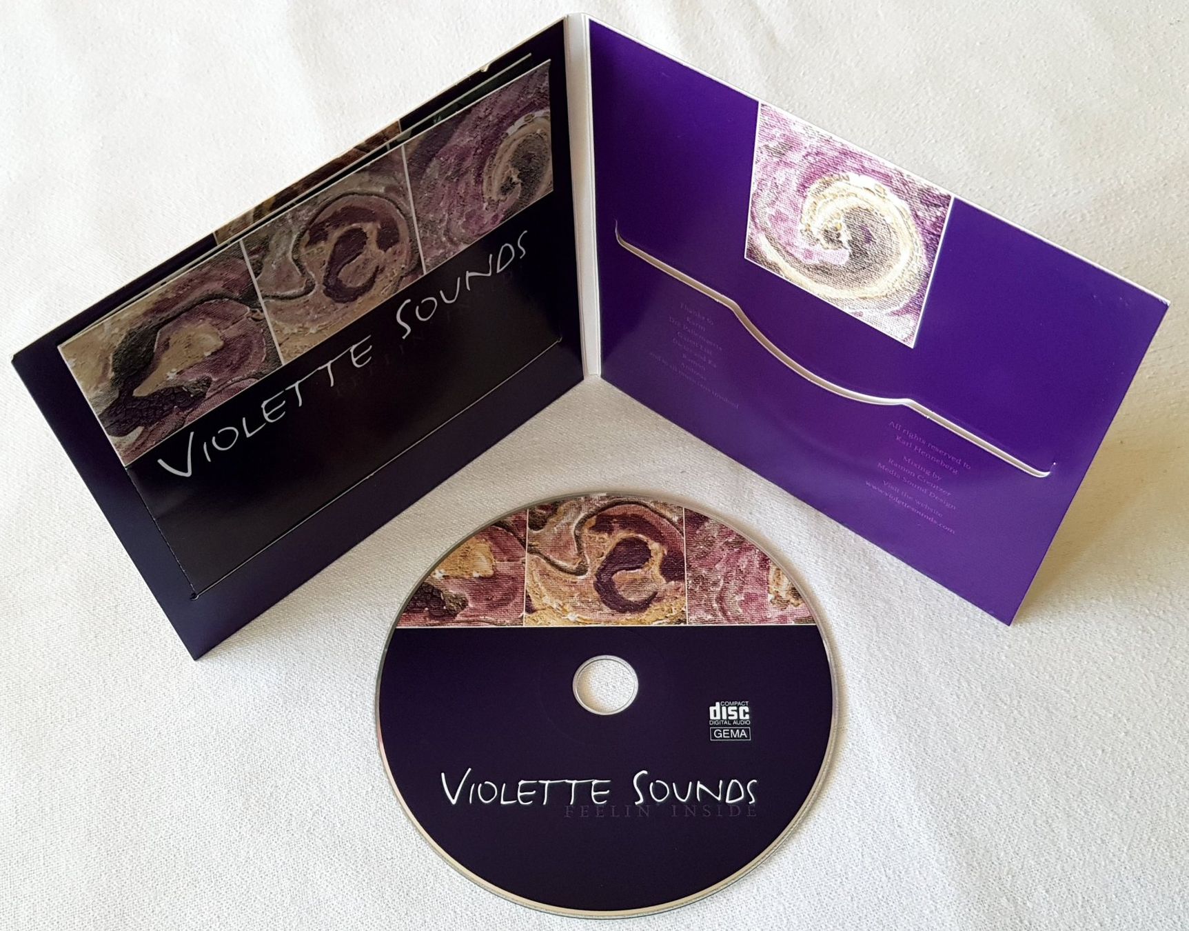 CD: Violette Sounds – Feelin Inside - CD - 2009 - First Press – Usato da Uster venduto da Zardodel