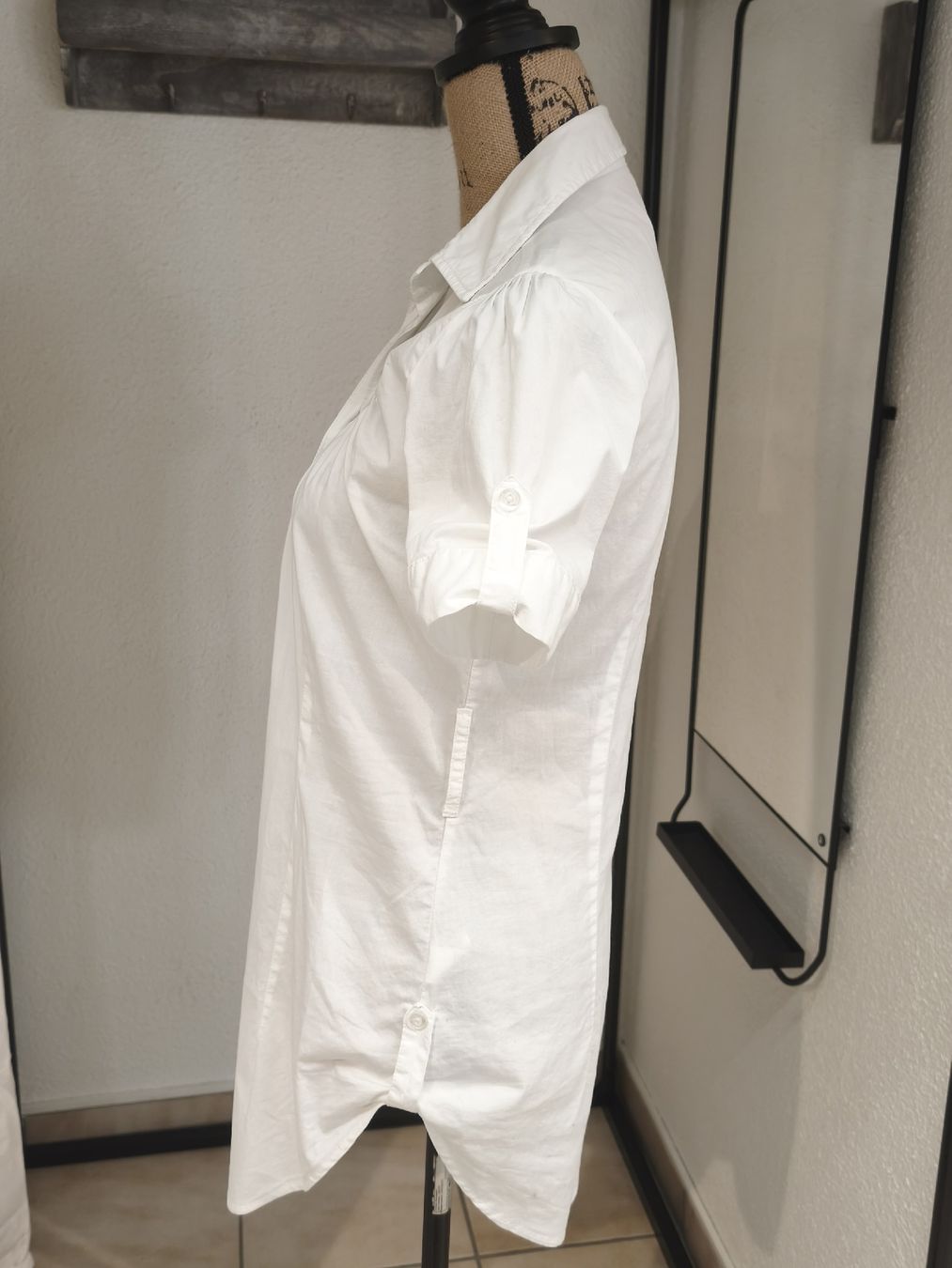 Camicette: Bluse Chicorée weiss kurzarm Grösse M – Usato da Emmetten venduto da SecondhandSiska 1