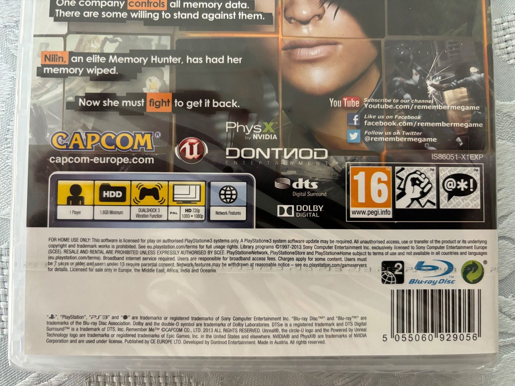 Giochi: Remember Me (NEU) – Nuovo e nell'imballaggio originale da Frenkendorf venduto da gelbeZinnie 2