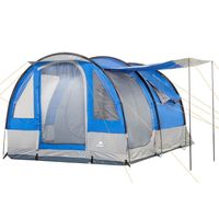 CampFeuer Tunnelzelt (1510) blau/grau