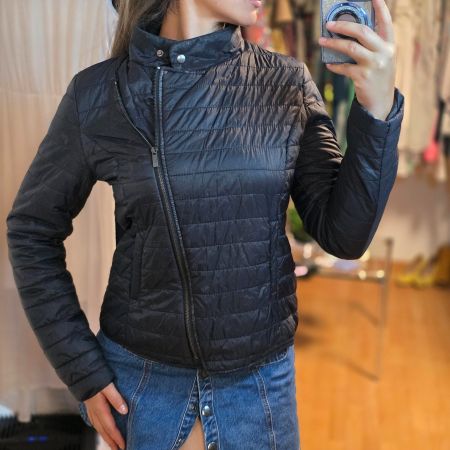 Cache Cache Jacke M schwarz – dezenter Glitzer