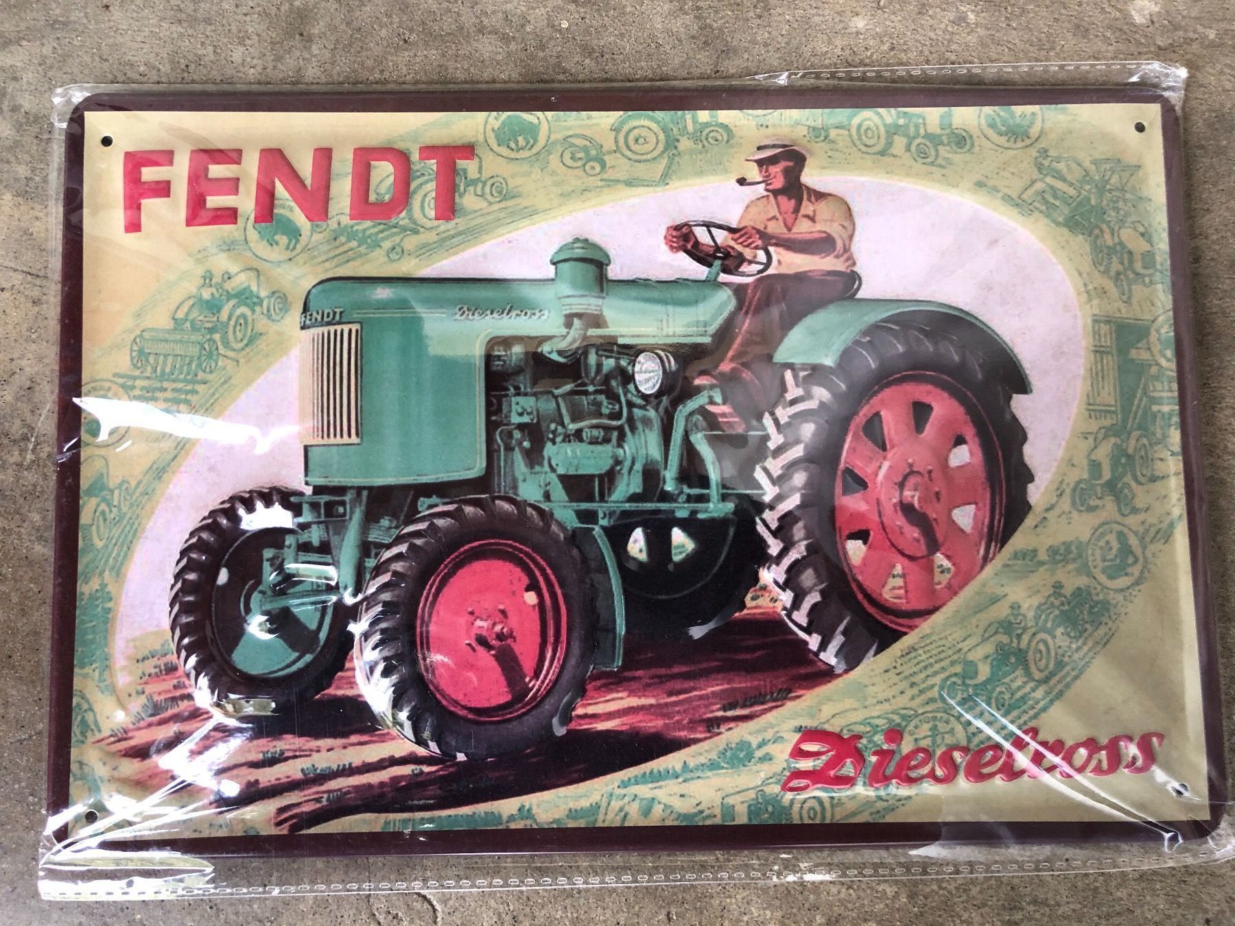 Insegne: Fendt dieselross schlepper Traktor – Nuovo e nell'imballaggio originale da Reinach AG venduto da rares75