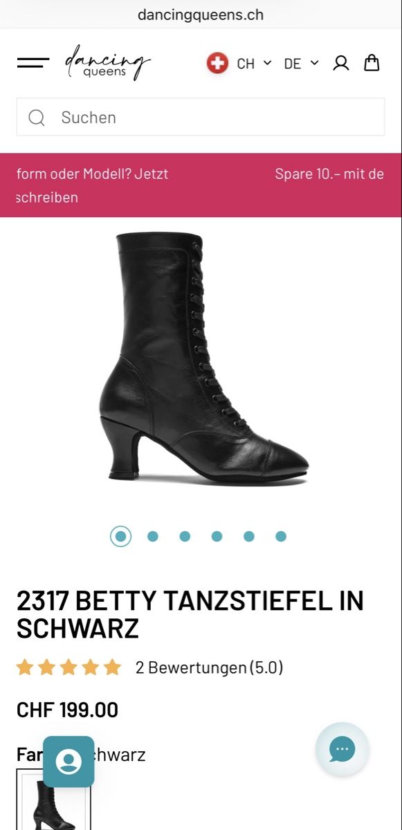 Scarpe da donna: Rumpf Tanzstiefel Gr.41 – Nuovo (secondo la descrizione) da Stallikon venduto da BaumArt 7