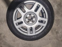 VW Golf 4 Ersatzrad Alufelge 5x100 mit Reifen 205/55 R16