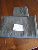 Tessuto lana leggera grigio 140x180 + avanzi 