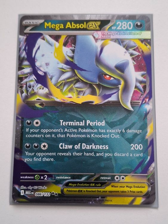 Mega Evolution / Mega Absol ex 086/132 (Neu (gemäss Beschreibung)) in ...
