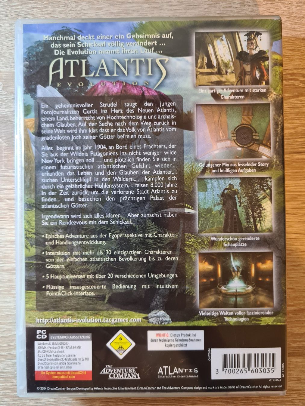 Spiele: Atlantis Evolution (4 CD) (German) - PC – Gebraucht aus Carouge GE von Franllo 1