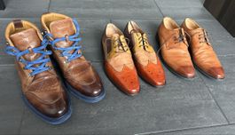 3 Paar Lederschuhe Grösse 43 Melvin&Hamilton