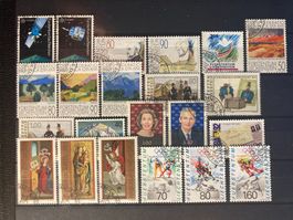 Liechtenstein 1991 Jahrgang gestempelt vollständig