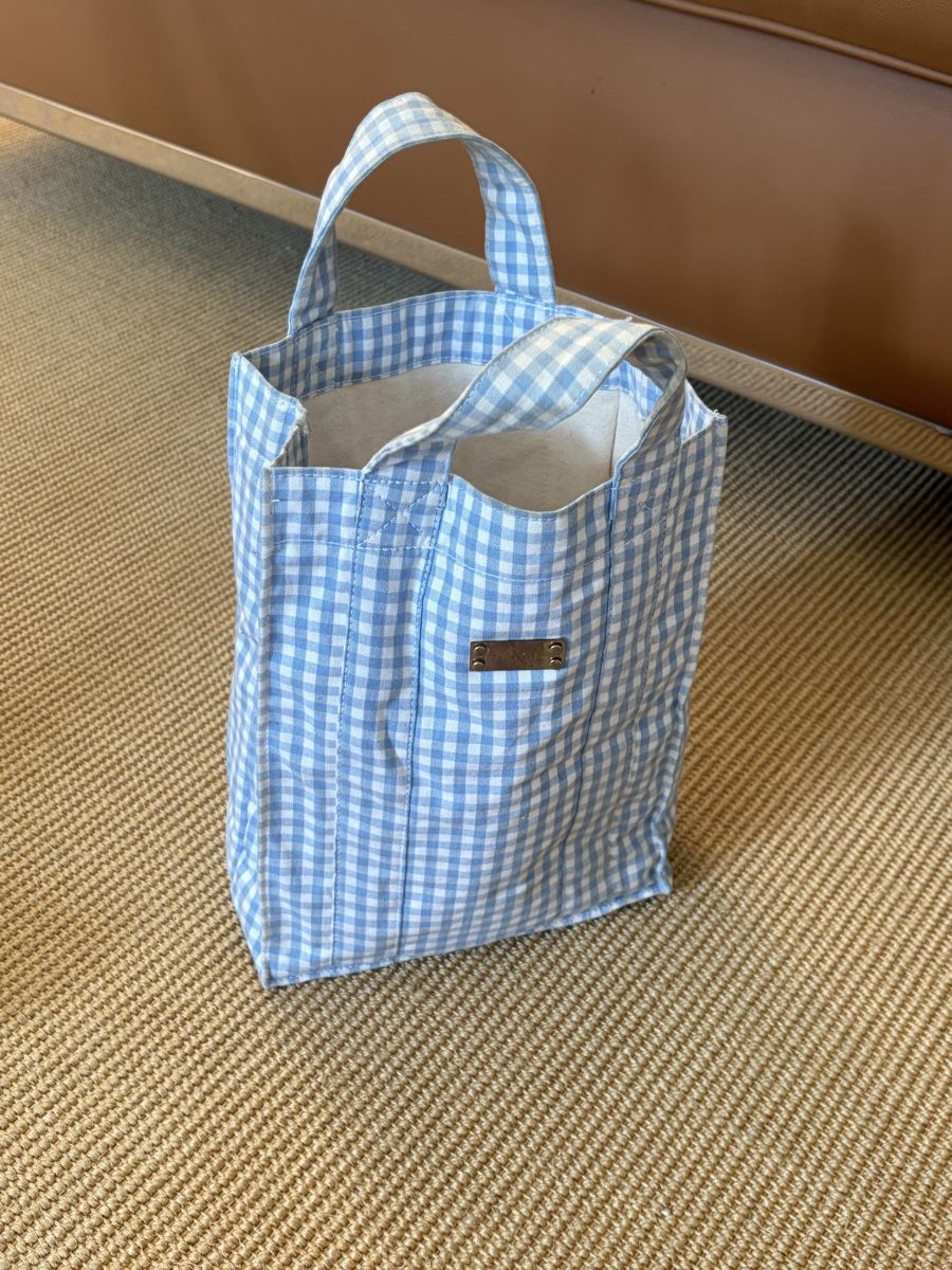Borse: Ensoie Cabas Bag Vichy blue – Usato da Zürich venduto da fischersfritzli