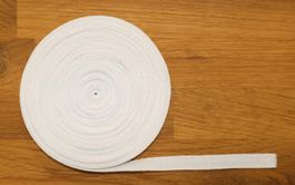 10 Meter Gewebeband Verstärkungs Band weiss 11mm