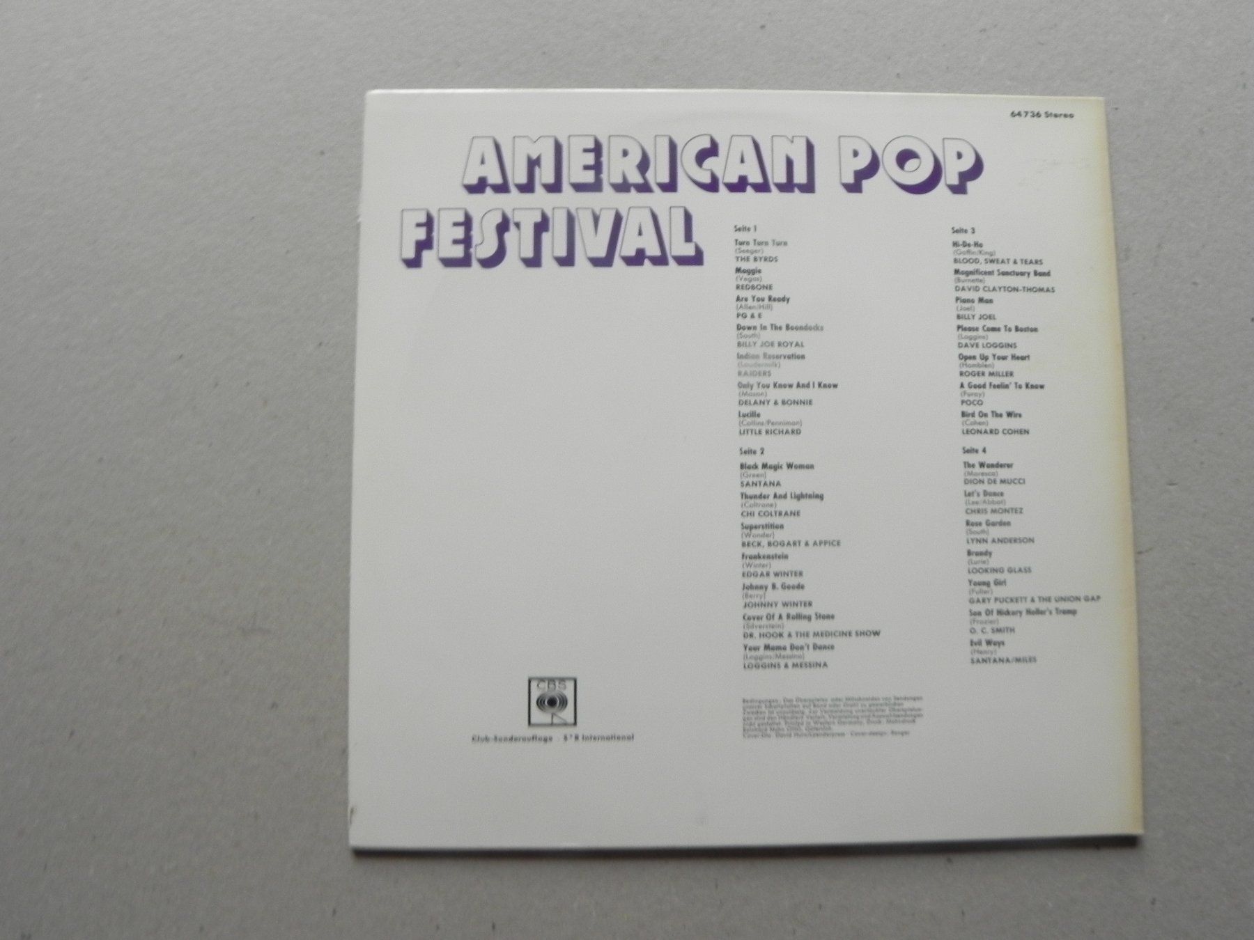 Schallplatten: Doppel LP Rock Pop 28 Top Hits 1976 Redbone J. & E. Winter – Gebraucht aus Siebnen von krimsie 1
