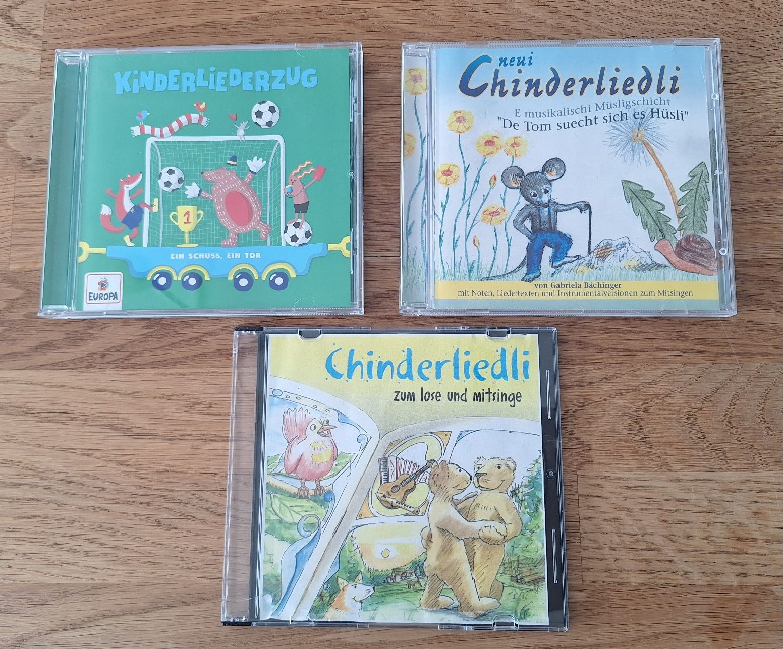 CDs: 3 Kinderlieder CDs, Lernlieder, Kindermusik – D'occasion à Sissach par luvama