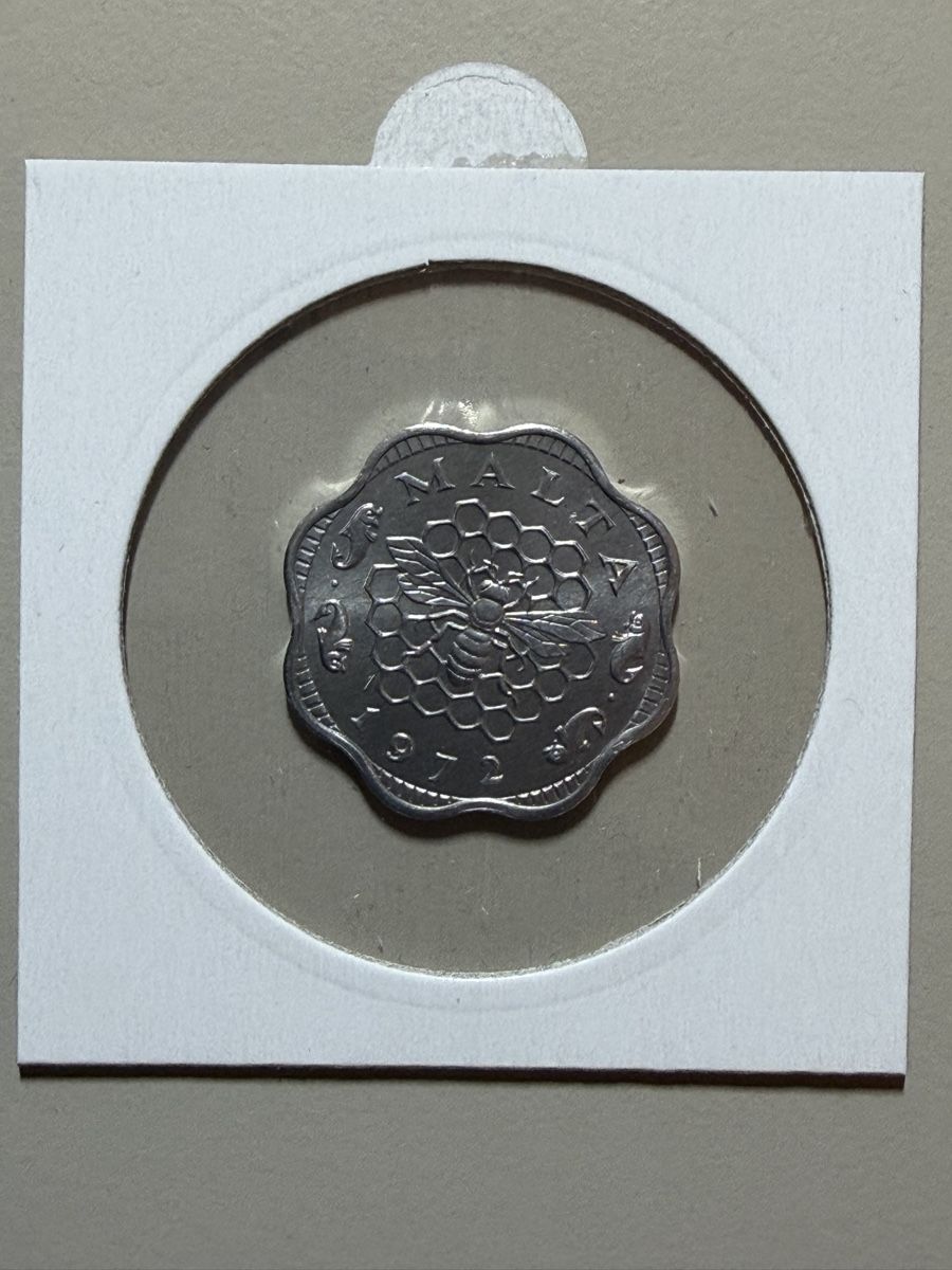 Tutti le monete: Malte - 3 mils - 1972 - UNC - Abeille  – Nuovo (secondo la descrizione) da Payerne venduto da Mike1682 1