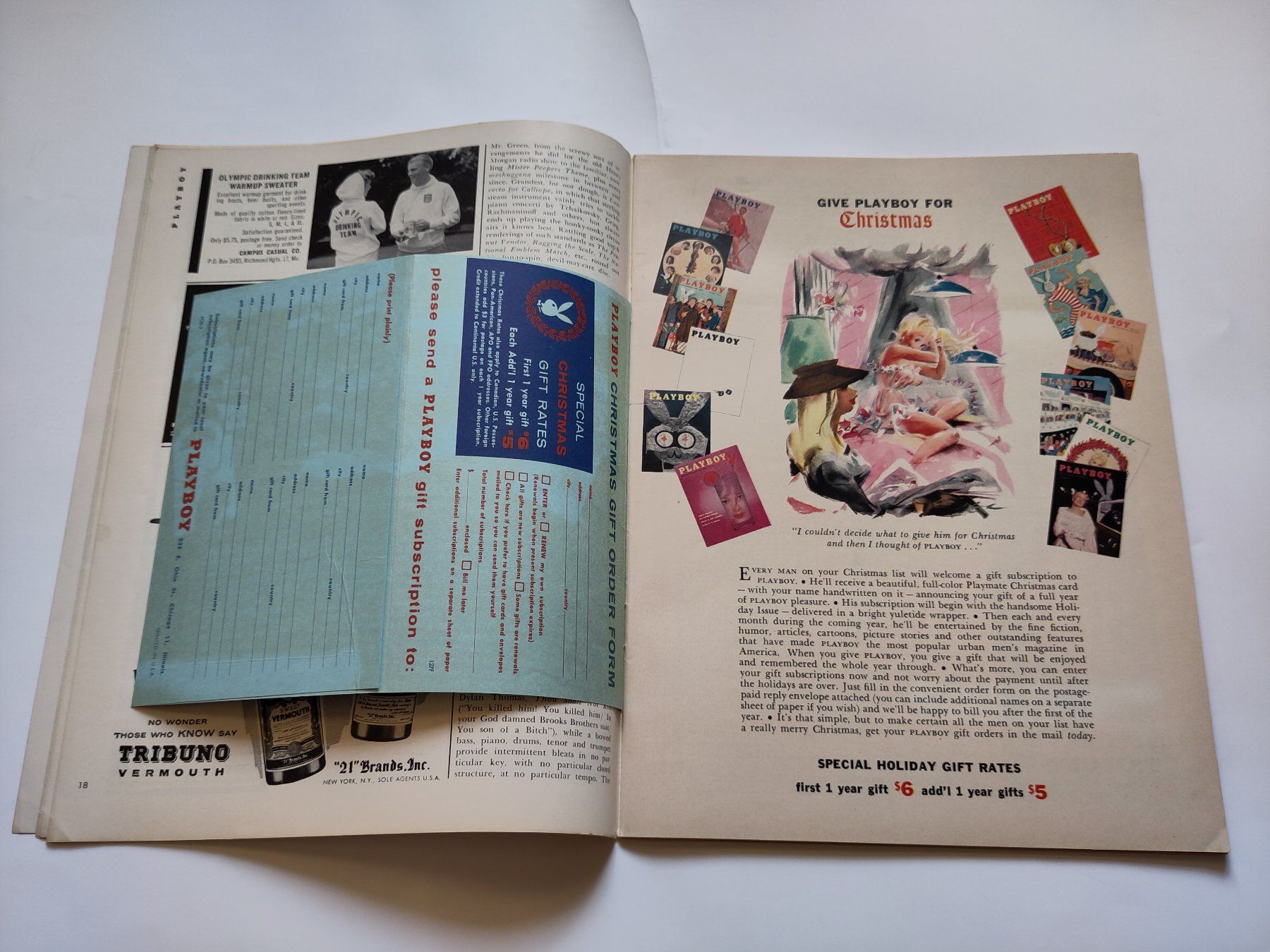 Revues & Magazines: Playboy Magazin Dezember 1957 – D'occasion à Schaffhausen par RolfMeister 2