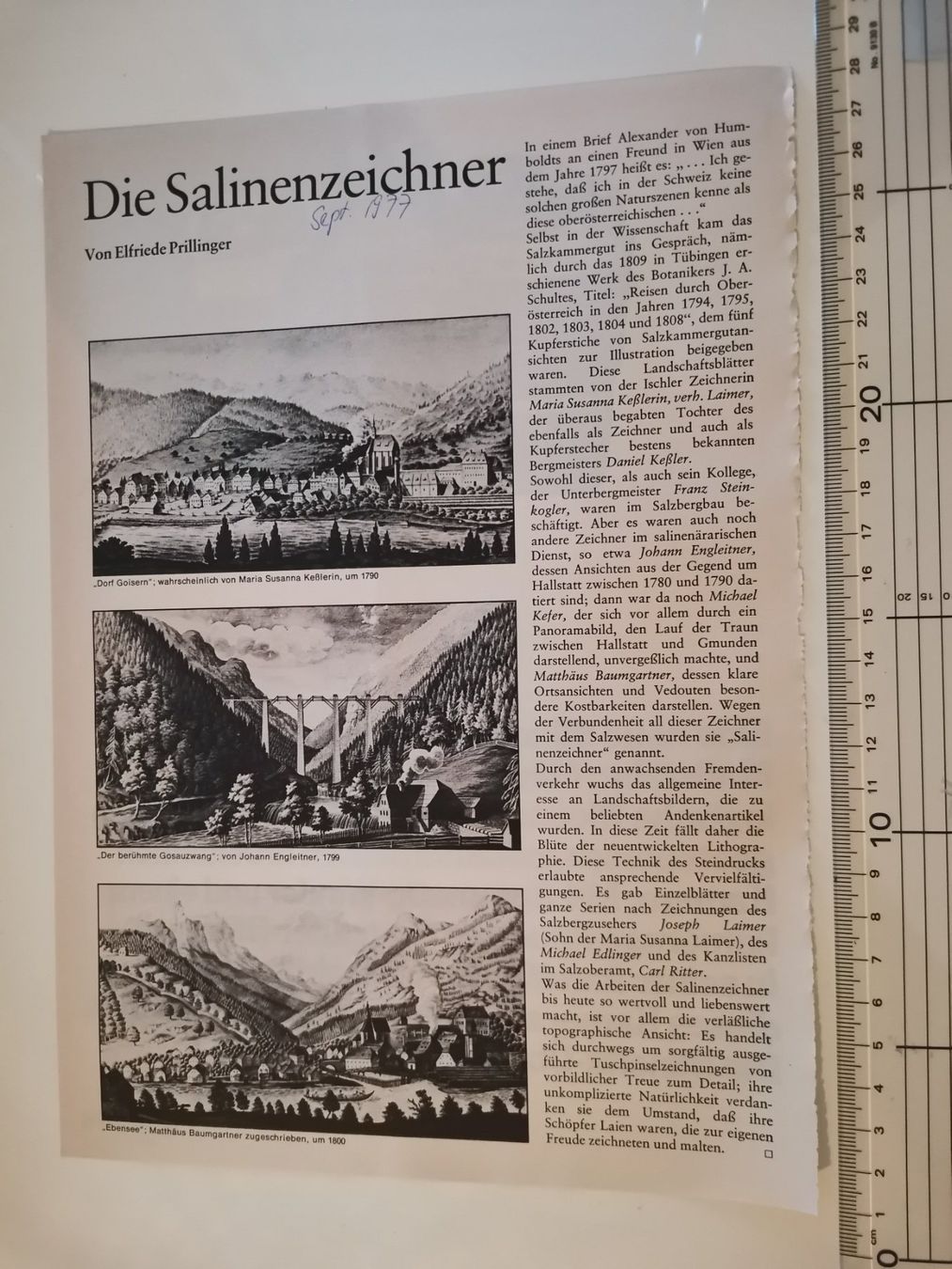 Poster & Bilder: Minolta Kamera Werbung, September 1977 – Gebraucht aus Liestal von  1