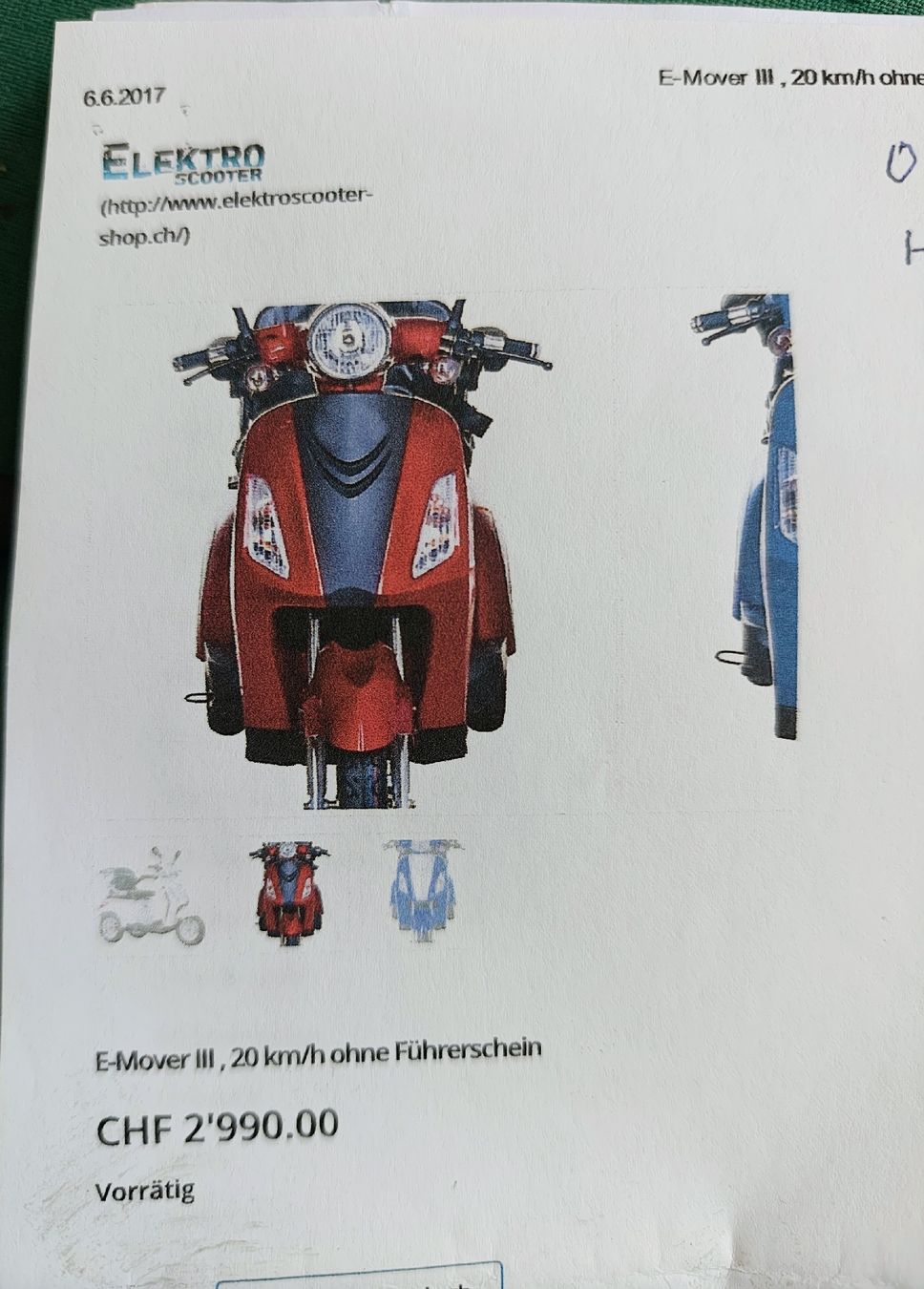 Elektromobile: Seniorenmobil Dreirad E-Mover III – Defekt aus Hedingen von Hedingen8908 2