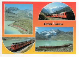 BERNINA-BAHN 4 Ansichten Bernina-Express, Stempel Ristorante