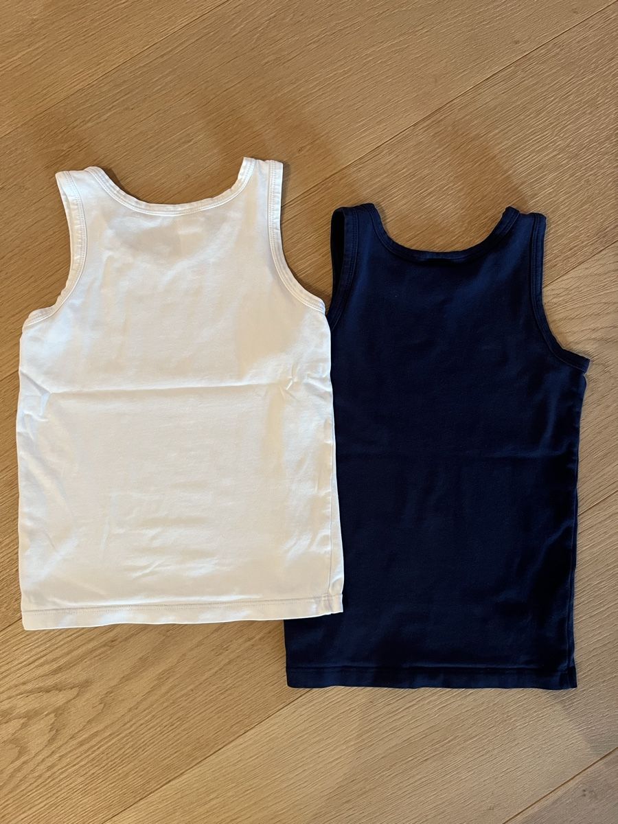 Unterwäsche: Schiesser Undershirts, Set of 2, Size 116 – Gebraucht aus Planken von R4gskL7 2