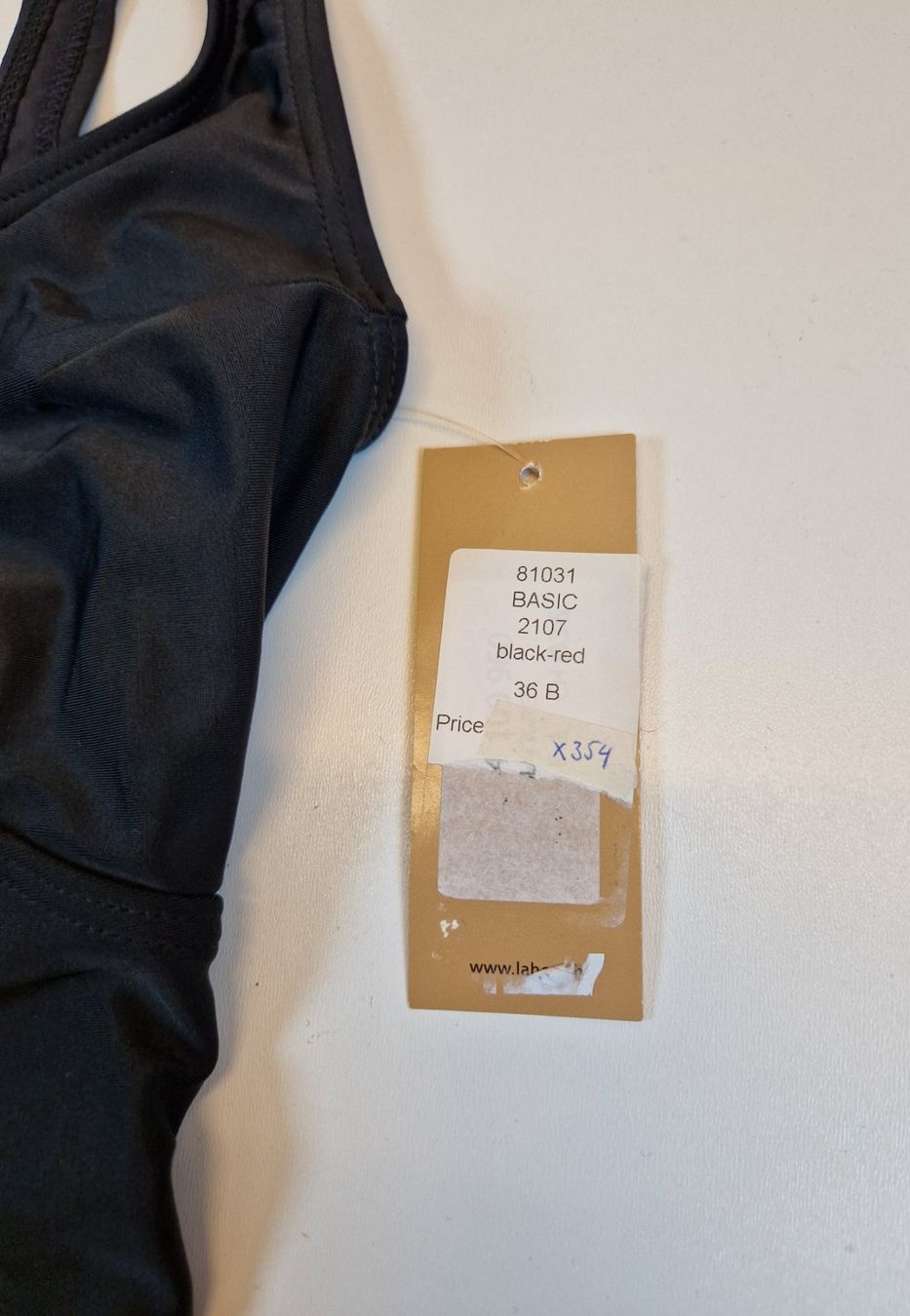 Lahco Costumi da bagno & Bikini: Badehose Damen 36B Lahco Basic Black Red / Rabatt 50% - 70%! – Nuovo e nell'imballaggio originale da Braunau venduto da Brand-Store 6