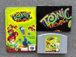 Tonic Trouble N64 + Anleitung + Poster/Landkarte