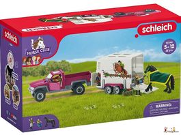 Schleich Horse Club Pickup m. Pferdeanhänger 42346