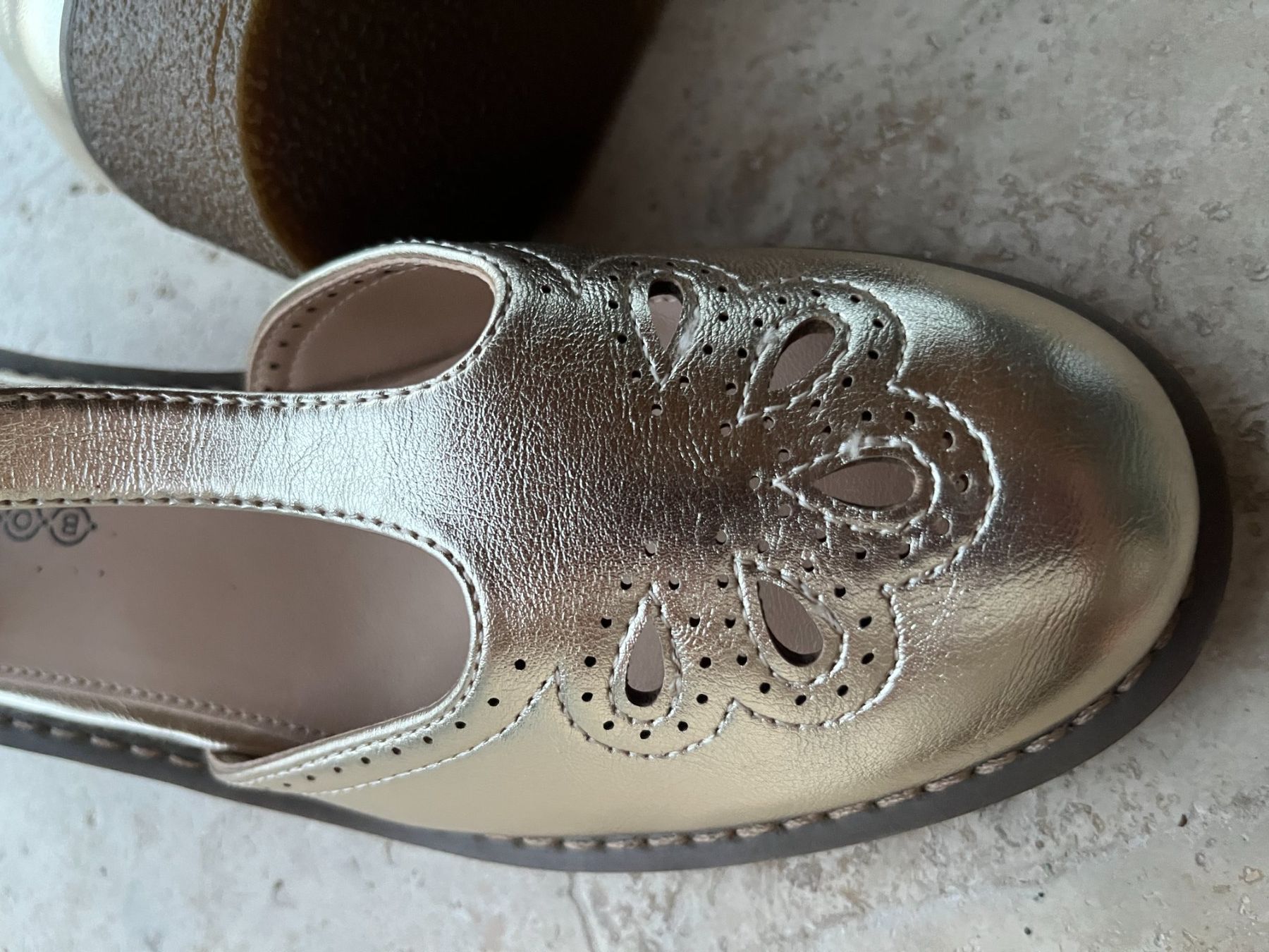 Damenschuhe: Chaussures en cuir doré 38 BONOBO – Neu (gemäss Beschreibung) aus Seiry von vanille08 5