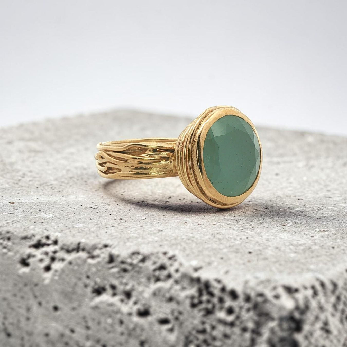 Olga Ribler Anelli: Ring 925 Sterling Silber mit Aquamarin Grösse 55 – Nuovo (secondo la descrizione) da Luzern venduto da Schmuckoutlet 3