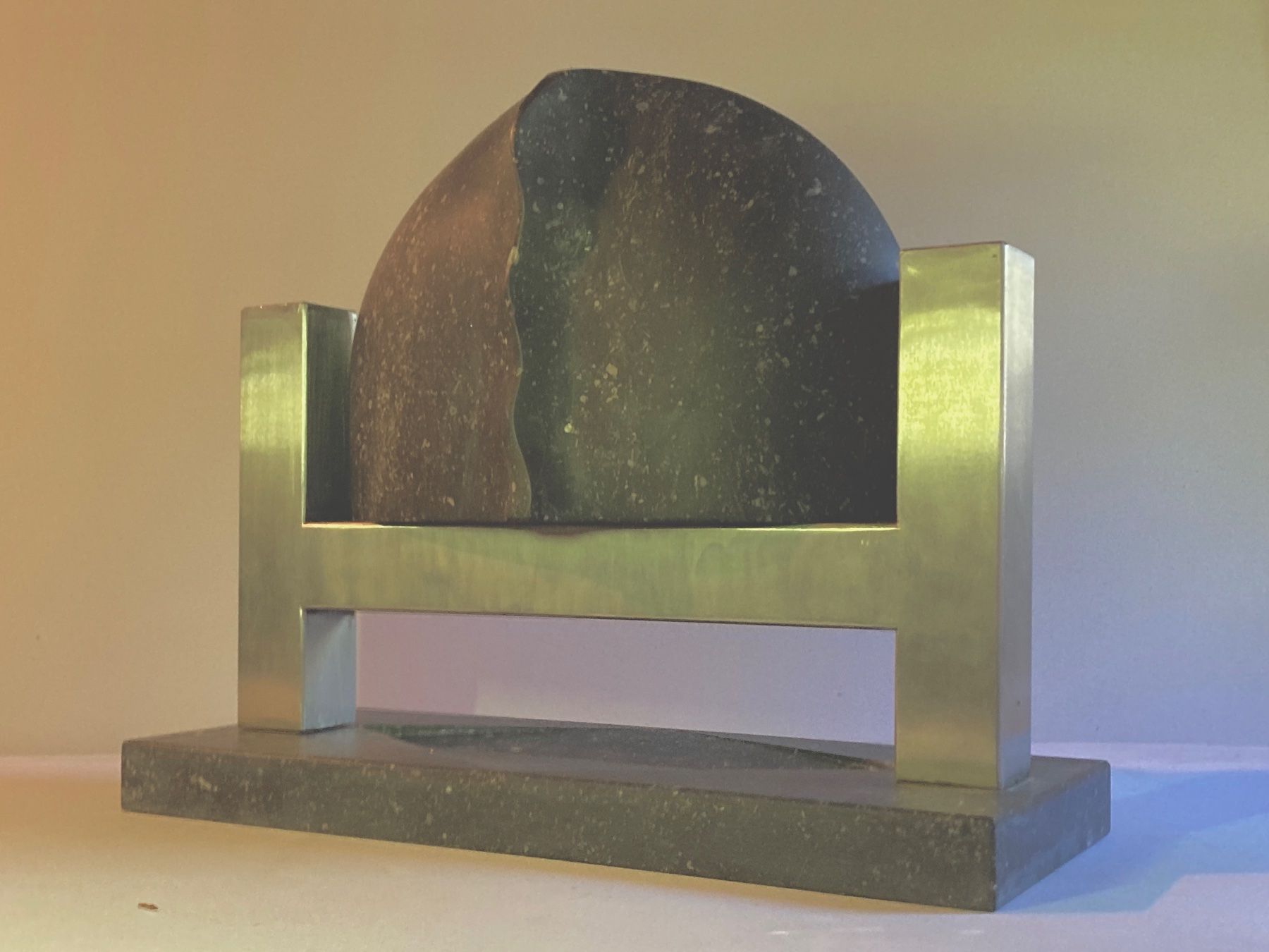 Sculptures & Statues: sculpture en pierre et inox – D'occasion à Bure par 5U276C 3