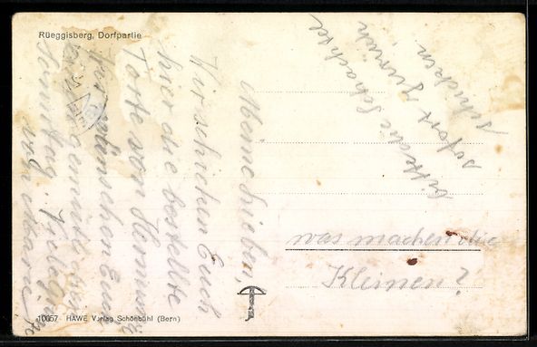 Cartoline postali: AK Rüeggisberg, Ortspartie – Usato da Berlin venduto da bartko-reher 1