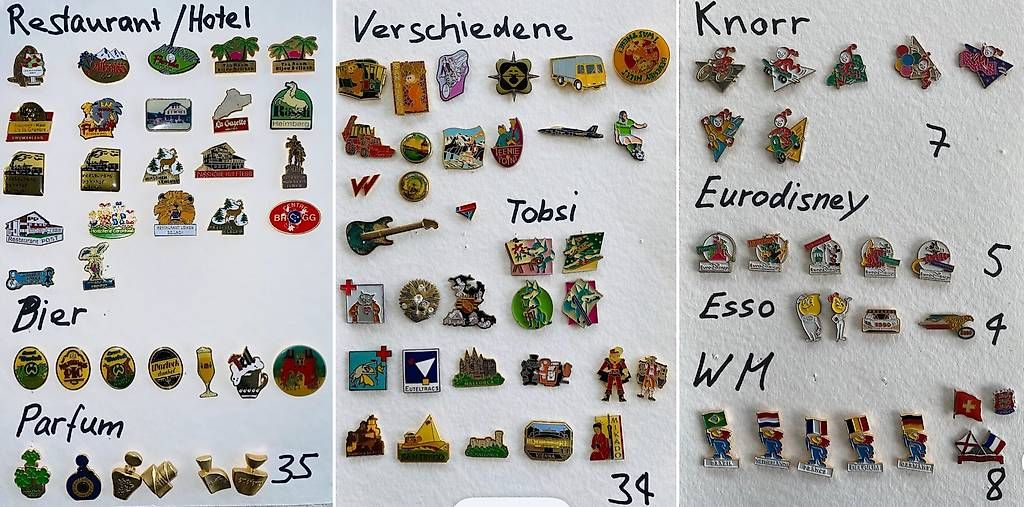 Placchette & Badge: 377 Pins – Usato da Siselen BE venduto da lis_gl27 2