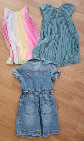 Sommerkleidung für Mädchen Gr. 128/134