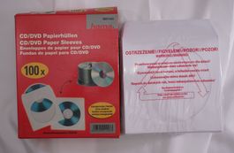CD-Papierhüllen, mit transparentem Fenster, 100 Stück