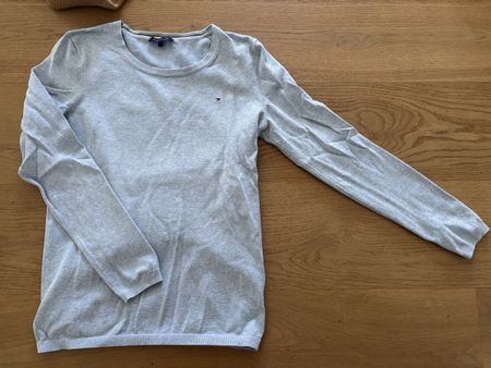 Tommy Hilfiger Damenpulli, Gr S, hellblau