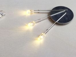 LED warmweiss 3mm, randlos 25 Stk.