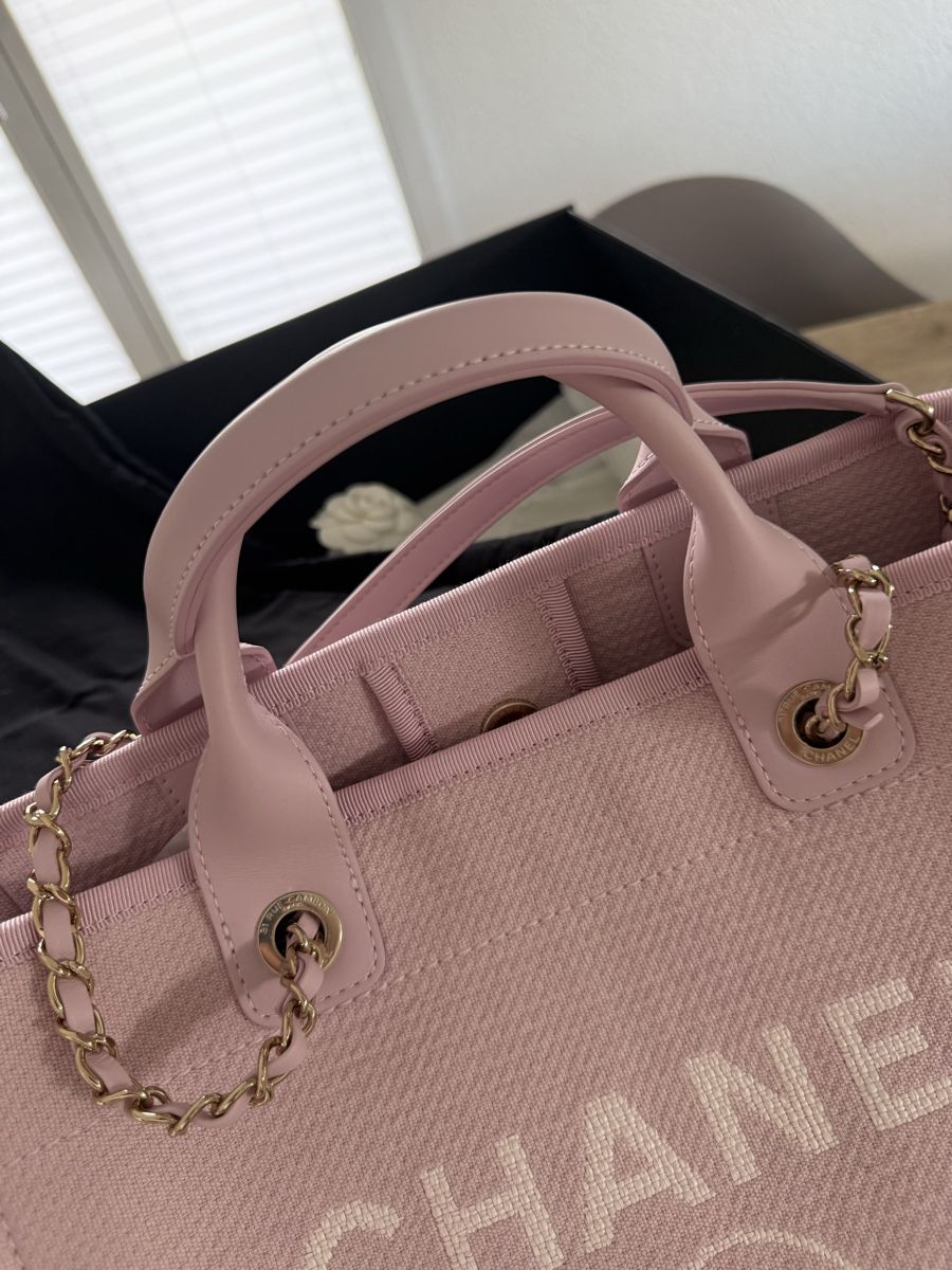 Chanel Borse da donna: Chanel Deauville Bag Rosa mit Pouch – Nuovo (secondo la descrizione) da Olsberg venduto da Luxury_Items 1
