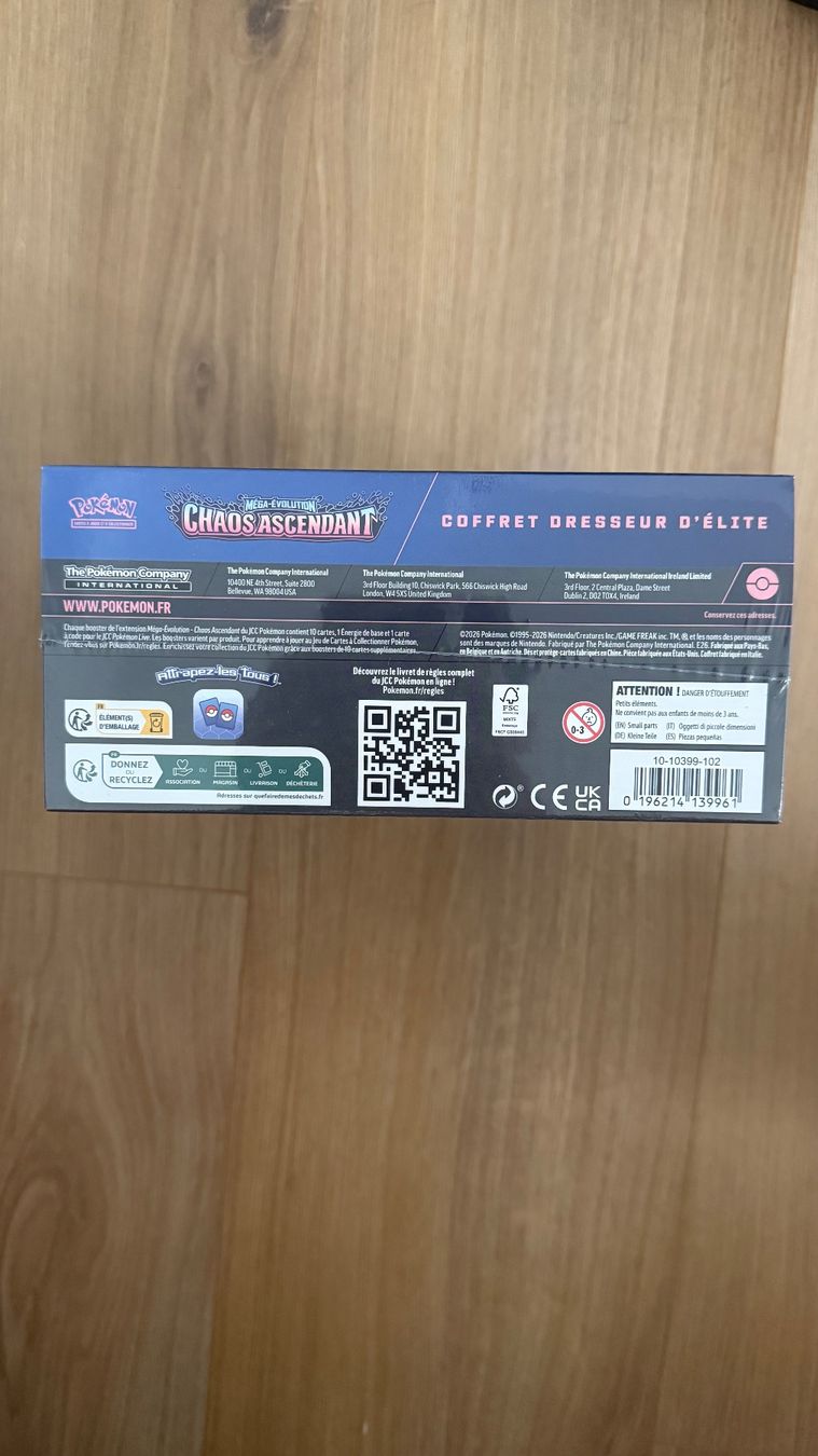 Pokémon Elite Trainer Box (ETB) Chaos Rising - FR (Neuf (Voir ...
