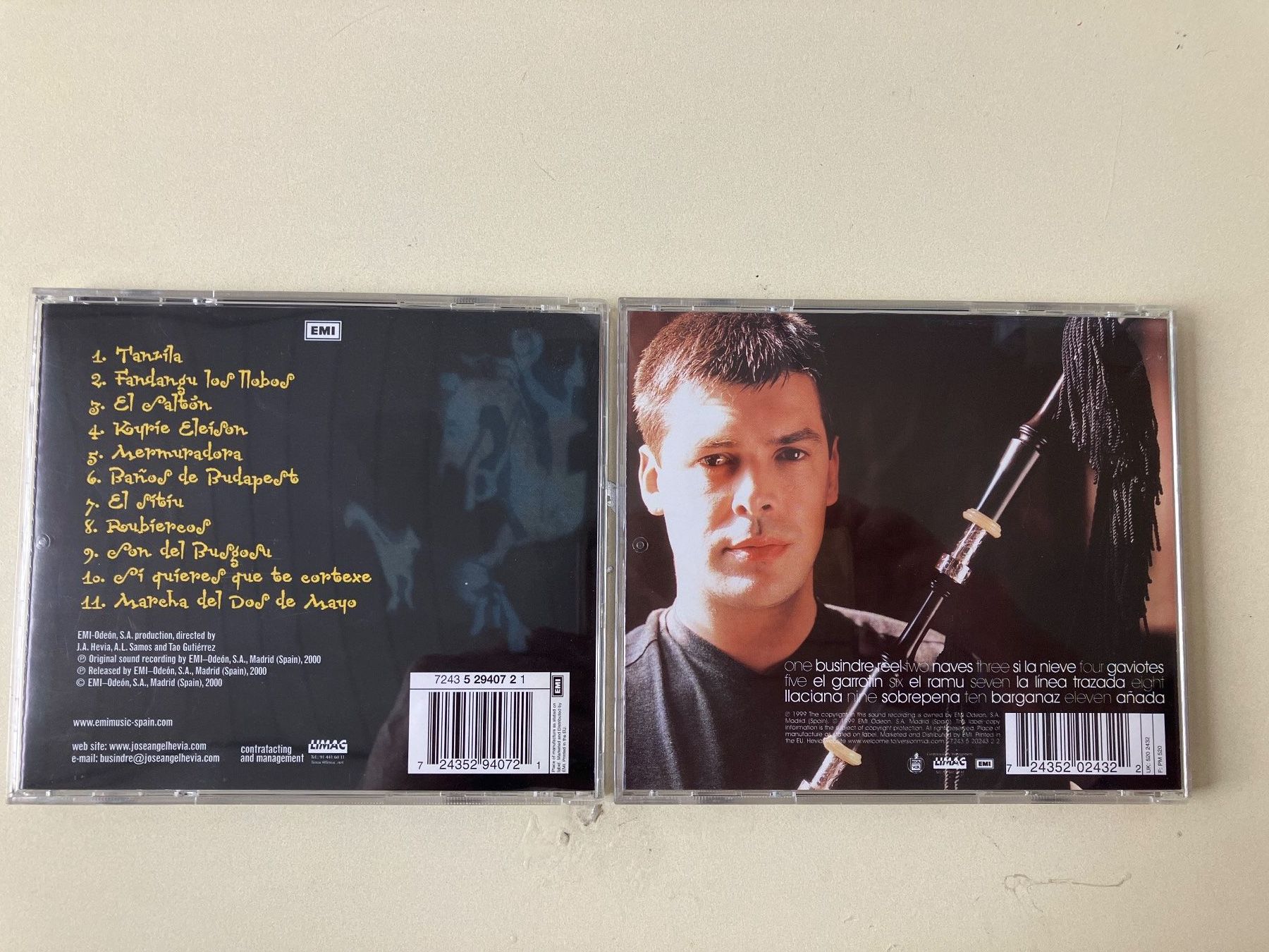 CD: Hevia 2 CD-Sammlung (Flöte, Dudelsack) – Usato da Rüti ZH venduto da Ochello 1
