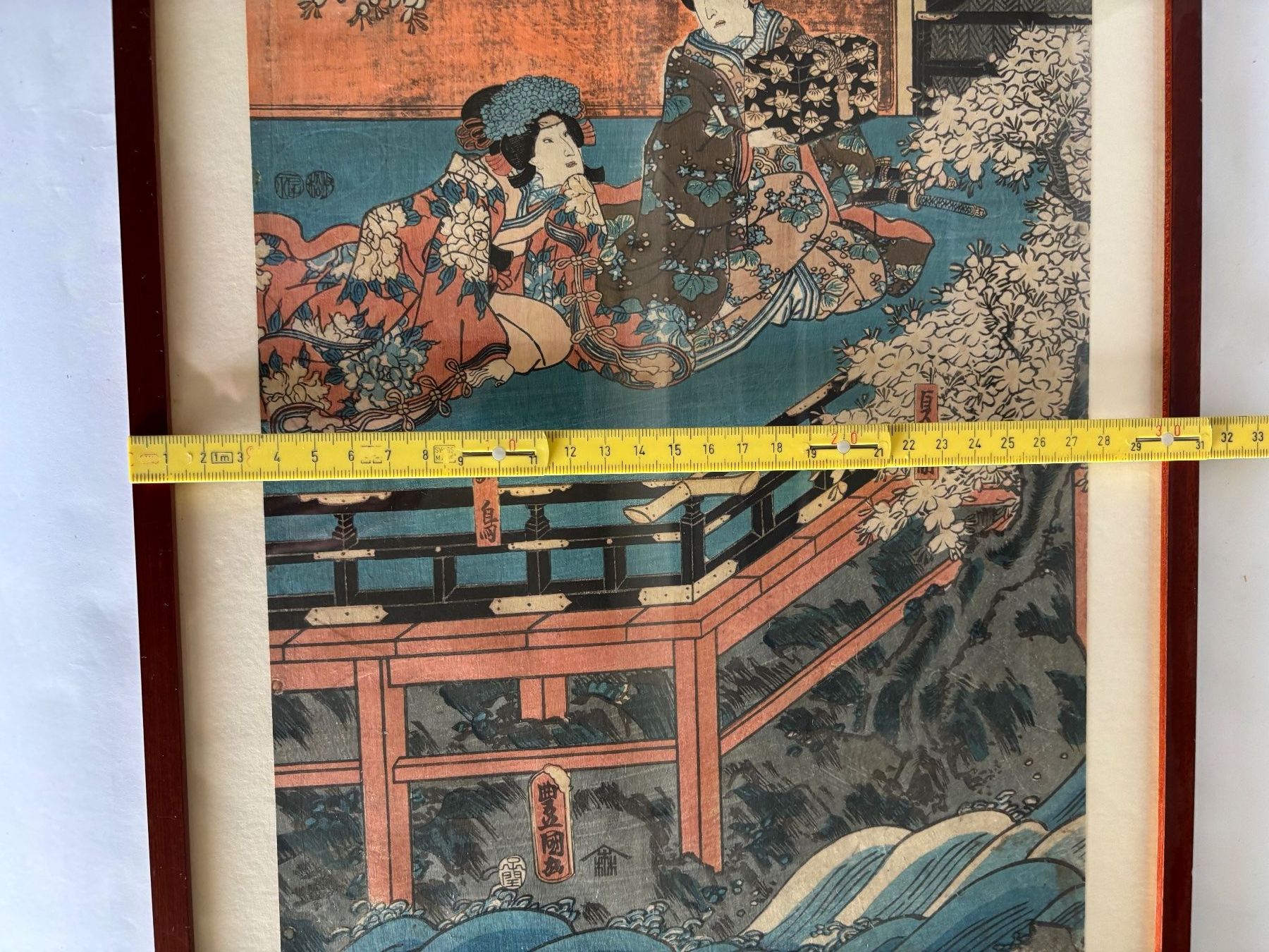Holzschnitte: Japanischer Holzschnitt von Kunisada – Gebraucht aus rotkreuz von baudisch 5
