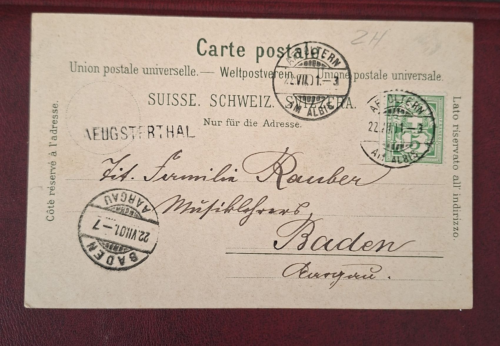 Cartes postales: Gruss aus Augsterthal – D'occasion à Affoltern am Albis par Broki-Albis 1
