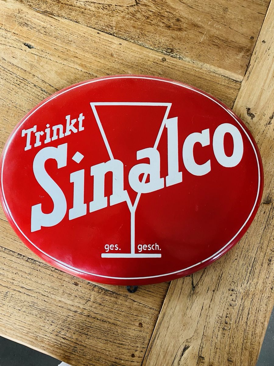Sinalco Schilder: Sinalco Emailschild – Gebraucht aus Tafers von Piscu90