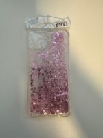 iPhone 14 (/13) Hülle liquid case mit Glitzer und Herzen