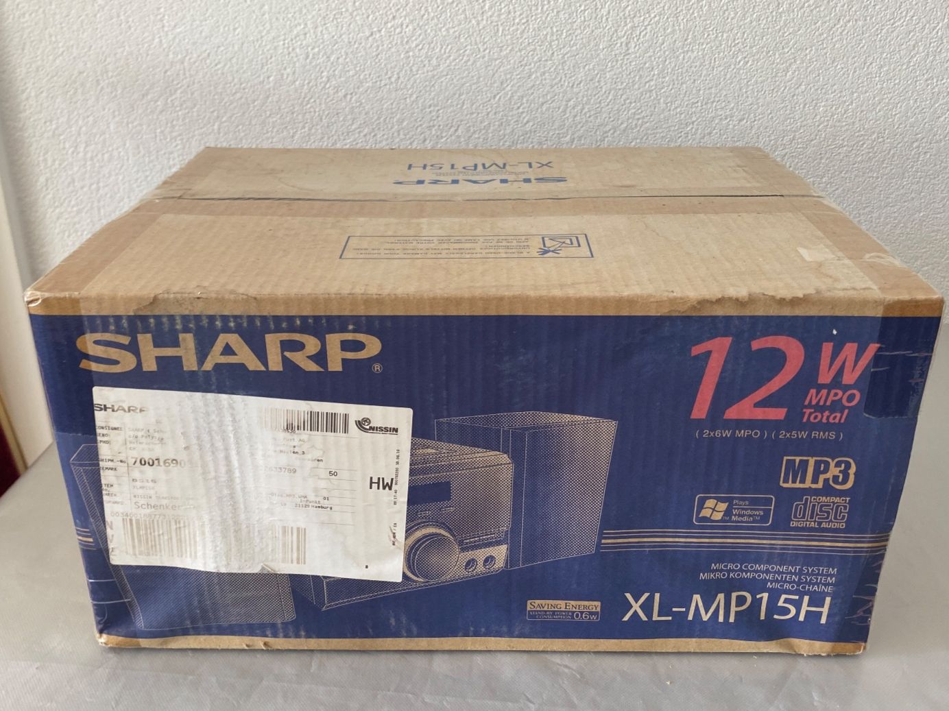 Sharp Audio- & Mediensysteme: Sharp XL-MP15H Microanlage CD MP3 neu OVP ungeöffnet – Gebraucht aus Nyon von dar_78qd