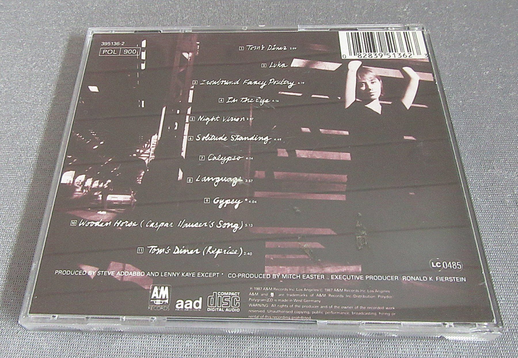 CDs: CD - Suzanne Vega - Solitude Standing – Gebraucht aus Auenstein von Padabimbim 1